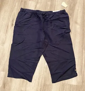 CJ Banks Navy Linen Blend Pull On Capri Pants 2X NWT thumbnail 1