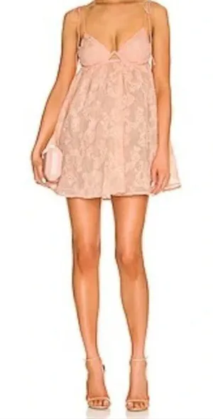 For Love & Lemons x Free People NWT Frances Mini Dress M ($310) thumbnail 1