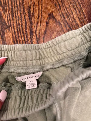 Aeropostale Sweat Shorts Green thumbnail 2