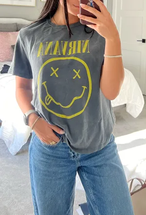 Nirvana Urban Outfitters Graphic Tee thumbnail 1