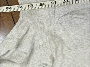 Victoria's Secret PINK Gray Long Sleeve Pocket T-Shirt Graphic Back Logo M thumbnail 6
