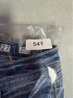 Miss Me Womens Ankle Skinny Jeans Blue Sequins Rhinestones Size 27 JP8715AK thumbnail 15