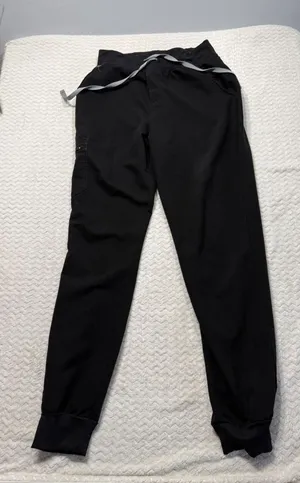 FIGS Technical Collection Women Black Scrub Jogger Pants Size Medium Tall M/T thumbnail 1