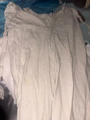 White pants tie  thumbnail 1