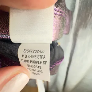 Old Navy Active Go Dry Girls Sports Bra XL Purple Sparkle NWT thumbnail 6