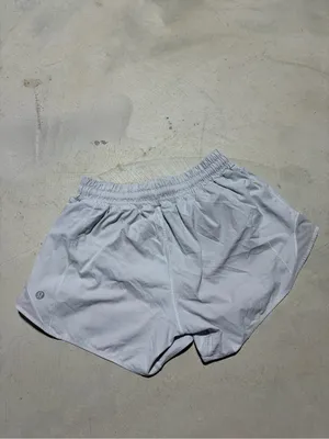 Lululemon Hotty hot Women's white Elastic-Waist Active Shorts 4 thumbnail 6