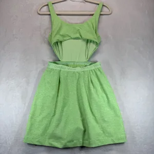 Outdoor Voices Exercise Dress Athletic Cutout Activewear Dress Green Size‎ M thumbnail 8