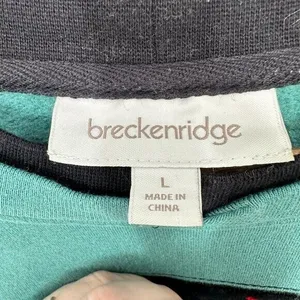 Breckenridge Vintage Women's Top Sweatshirt Christmas Cardinal‎ Grannycore Cottagecore L thumbnail 4