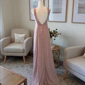 Show Me Your MuMu Jenn Maxi Dress Dusty Blush Pink Small thumbnail 6