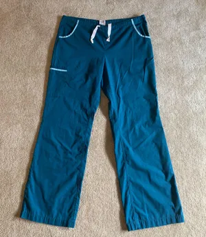 Do No Harm Teal Scrub Pants thumbnail 1