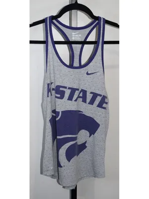 Nike K-State Athletic Cut Dri-FIT Racerback Tank Top Size Small Streetwear thumbnail 2