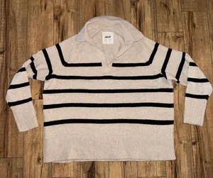 Aerie Striped pullover sweater thumbnail 1