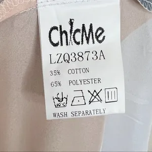 CBR ChicMe black tan geometric print tie shoulder belted midi dress M NEW thumbnail 9