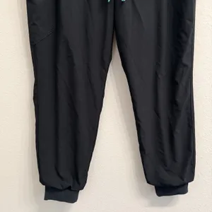 FIGS Black FREEx Lined Zamora High Waisted Womens‎ XL Tall Jogger Scrubs thumbnail 7