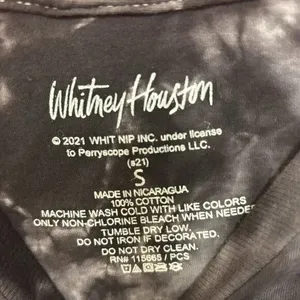 Whitney Houston Self-Titled Album Cover tie dye Tee size small thumbnail 4
