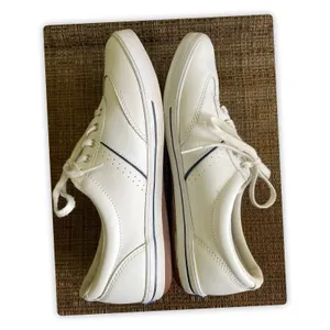 Keds White Leather Lace Sneakers Women’s 8.5/8 Ortholite Casual Low Top READ thumbnail 2
