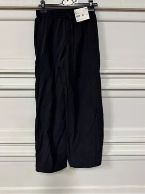 Uniqlo Women’s Geared Pants Black XS New Wide Leg thumbnail 3