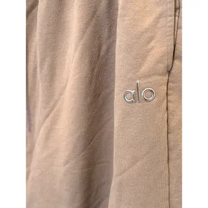 Alo Yoga Accolade Straight Leg Sweatpants Tan Brown Large W0456R thumbnail 5