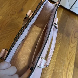Kate Spade New York Light Pink Leather Compartment Shoulder Bag Purse thumbnail 8