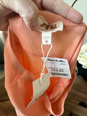 orange maxi bodycon dress Size M thumbnail 3