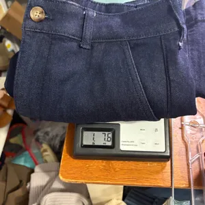J.Crew High-Rise Trouser Jean in Deep Indigo Rinse Wide Leg Sz 27 Classic Preppy thumbnail 14