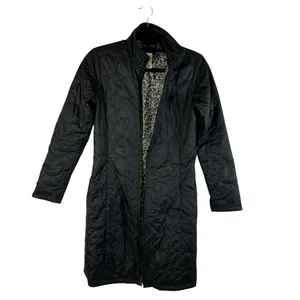 Patagonia Jacket Womens Sz XS Black Quilted‎ Long Insulated MOR Coat Floral thumbnail 2