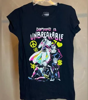 JoJo's Bizarre Adventure Anime women’s short sleeve Casual Graphic T-Shirt|Sz:M thumbnail 6