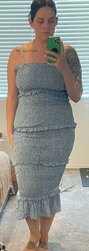 Amazon Blue dress thumbnail 1