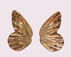 Betsey Johnson NWT Butterfly Half Wing Earrings thumbnail 1