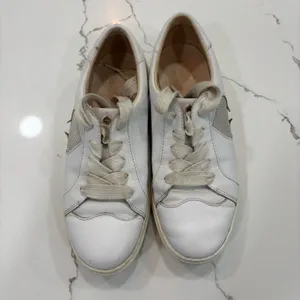 Kate Spade Sneakers Womens Size 6 Fez White Athletic Shoes LOGO New York thumbnail 2
