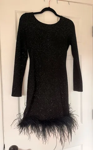 Little black dress long sleeve thumbnail 1