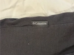 Columbia Charcoal Gray Waffle Knit Henley Hoodie Top Size Large thumbnail 7
