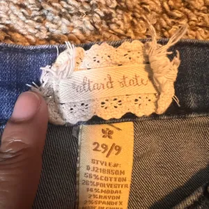 Altard State Distressed Jeans‎ Frayed Hem Dark Wash Denim Casual Size 29 thumbnail 2
