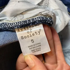 New Articles Of Society Bell Bottoms Flare Wide Leg Jeans thumbnail 3
