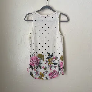Joules polka dot floral tank top▪️size 6 thumbnail 6