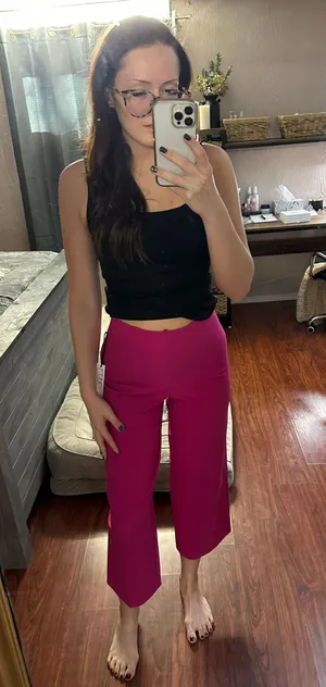 Wide Leg Cropped Dress Pants thumbnail 8