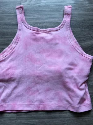 PINK Victoria's Secret Soft Pink Ribbed Tank thumbnail 5