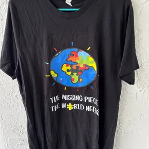 Bella Canvas Black Short Sleeve Tee with Vibrant Graphic thumbnail 1