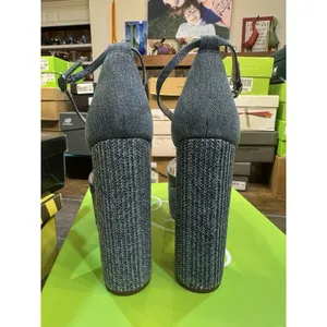 Sam Edelman Kori platform heels New blue Denim Size 10 thumbnail 5