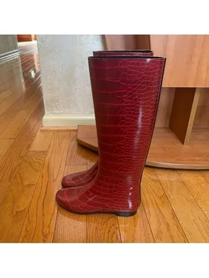 Henry Ferrera Colorado Rain Boots RED animal print women’s 6 M thumbnail 3