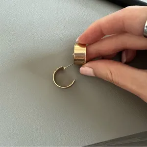 NWOT! Gold Hoop Earrings thumbnail 1