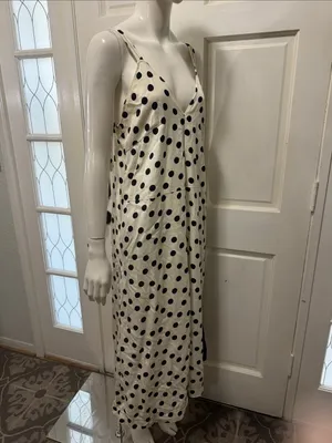 zara cotton polka dot dress limited edition side pocket size medium thumbnail 11