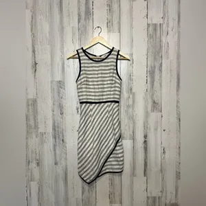 Sugarlips Striped Asymmetrical Bodycon Dress – XS thumbnail 2