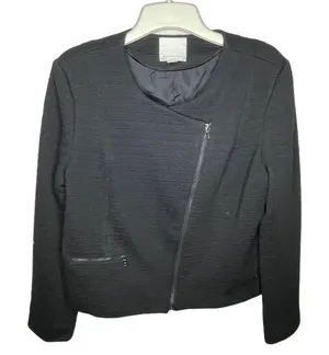 Mercer‎ & Madison Zip Blazer Black Size XL thumbnail 1