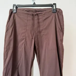 Beyond Yoga x Fila Yoga Hiking Outdoors Granola Sporty Chic Pants XS Brown thumbnail 2
