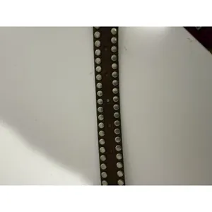 Western Studded Belt San Juan Creek Brown Leather Silver Stamped‎ 35" Sz 30 thumbnail 8
