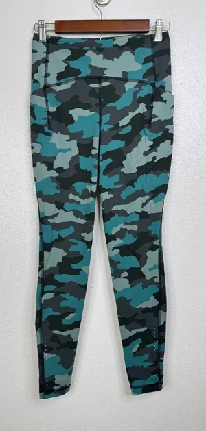Lululemon Swift Speed High-Rise Tight 28" Heritage 365 Camo Tidewater Teal Multi thumbnail 1
