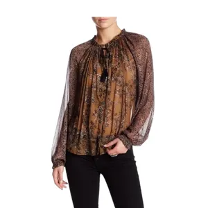 Free People Hendrix Sheer Blouse thumbnail 2