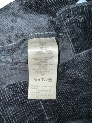 Maeve by Anthropologie The Colette Crop Wide-Leg Corduroy Pants – Size 23 Black thumbnail 5