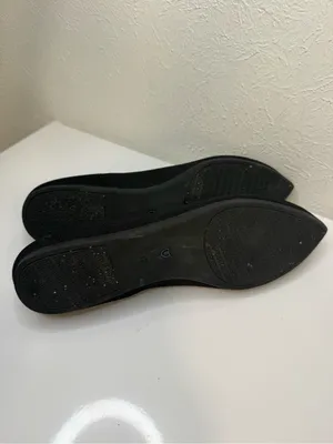 Rothy’s Black Pointed Toe Mary Jane Knit Flats Size 12 thumbnail 7